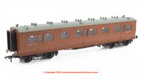 39-871A Bachmann LNWR 50ft Arc Roof Third Corridor M&GN Brown